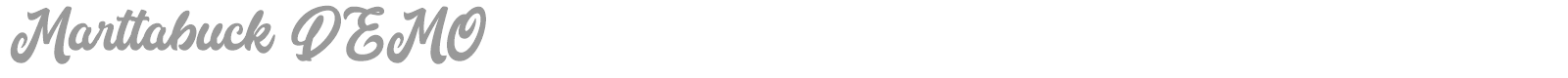 Marttabuck font preview